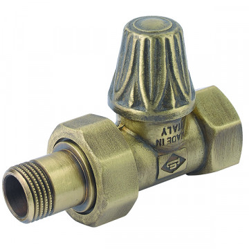 Вентиль нижний Carlo Poletti V678 1/2" проходной, бронза