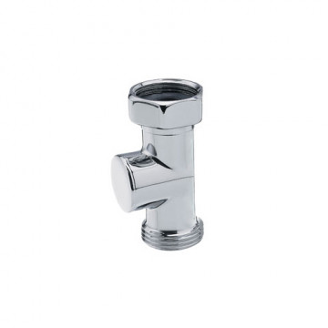 Вентиль на обратную подводку Hummel Designtechnik 1/2"x3/4" проходной, хромированный