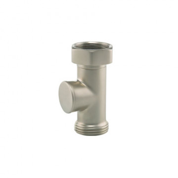 Вентиль на обратную подводку Hummel Designtechnik 1/2"x3/4" проходной, никелированный