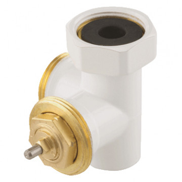 Термовентиль трехосевой Hummel G1/2"xG3/4" правый, белый