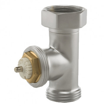 Термовентиль Hummel G1/2"xG3/4" прямой, матовый хром