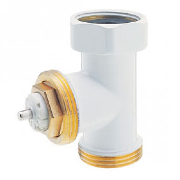 Термовентиль Hummel G1/2"xG3/4" прямой, белый