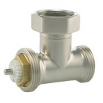 Термовентиль Hummel G1/2"xG3/4" угловой, матовый никель Термовентиль Hummel G1/2"xG3/4" угловой, матовый никель