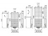 Электрический полотенцесушитель IRSAP GET UP Air Electric 550х1547