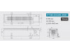 Внутрипольные конвекторы iTermic ITT Maxi, высота 190 мм, глубина 200 мм
