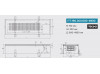 Внутрипольные конвекторы iTermic ITT Maxi, высота 190 мм, глубина 300 мм