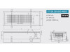 Внутрипольные конвекторы iTermic ITT Maxi, высота 190 мм, глубина 350 мм