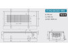 Внутрипольные конвекторы iTermic ITT Maxi, высота 190 мм, глубина 400 мм