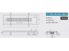Внутрипольные конвекторы iTermic ITT, высота 80 мм, глубина 250 мм