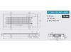 Внутрипольные конвекторы iTermic ITT, высота 80 мм, глубина 350 мм
