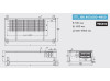 Внутрипольные конвекторы iTermic ITTL, высота 190 мм, глубина 400 мм