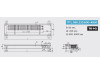 Внутрипольные конвекторы iTermic ITTL, высота 90 мм, глубина 220 мм