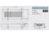 Внутрипольные конвекторы iTermic ITTZ, высота 110 мм, глубина 350 мм