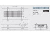 Внутрипольные конвекторы iTermic ITTZ, высота 110 мм, глубина 400 мм