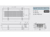Внутрипольные конвекторы iTermic ITTZ Maxi, высота 140 мм, глубина 350 мм