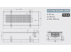 Внутрипольные конвекторы iTermic ITTZ Maxi, высота 190 мм, глубина 350 мм