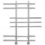 Водяной полотенцесушитель Сириус 200х900/1000, нерж. сталь