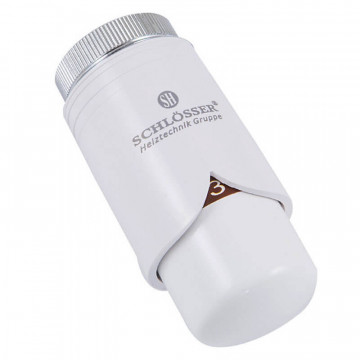Термостатическая головка SCHLOSSER Brillant M30x1,5 SH, белый