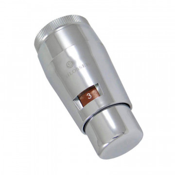 Термостатическая головка SCHLOSSER Mini Brillant M30x1,5 SH, хром