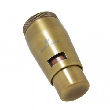 Термостатическая головка SCHLOSSER Mini Brillant M30x1,5 SH, латунь