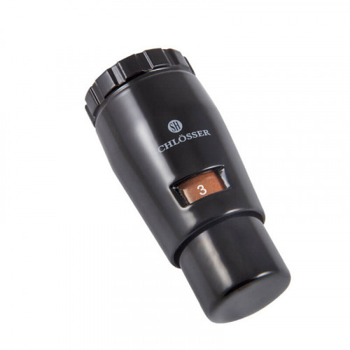 Термостатическая головка SCHLOSSER Mini Brillant M30x1,5 SH (цвет черный 9005)