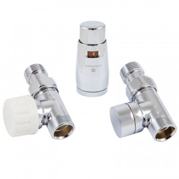 Комплект термостатический SCHLOSSER Elegant Mini 1/2"xM22x1,5 прямой, хром