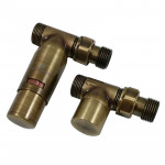 Комплект термостатический SCHLOSSER Elegant Mini 1/2"xM22x1,5 прямой, античная латунь