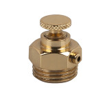 SR Rubinetterie Воздухоотводчик ручной 1/2" "ретро", цвет золото, арт. 0327-1500D000