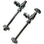 SR Rubinetterie Комплект угловых вентилей с трубками Old Style 1/2"x1/2", цвет хром, арт. A339-1500CE15 SR Rubinetterie Комплект угловых вентилей с трубками Old Style 1/2"x1/2", цвет хром, арт. A339-1500CE15