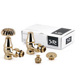 SR Rubinetterie Комплект серия Old Style, 1/2" угловой, цвет светлое золото, арт. К337-1500Т000