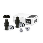 SR Rubinetterie Комплект серия Old Style, 1/2" угловой, цвет черный, арт. К337-1500VCOS