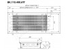 Внутрипольные конвекторы VITRON ВК, высота 110 мм, глубина 400 мм (6-трубный теплообменник) - купить в магазине HeatDesign.ru