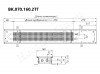 Внутрипольные конвекторы VITRON ВК, высота 70 мм, глубина 160 мм (2-трубный теплообменник) - купить в магазине HeatDesign.ru