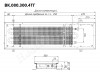 Внутрипольные конвекторы VITRON ВК, высота 80 мм, глубина 300 мм (4-трубный теплообменник) - купить в магазине HeatDesign.ru
