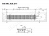 Внутрипольные конвекторы VITRON ВК, высота 90 мм, глубина 200 мм (2-трубный теплообменник) - купить в магазине HeatDesign.ru