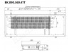 Внутрипольные конвекторы VITRON ВК, высота 90 мм, глубина 360 мм (4-трубный теплообменник) - купить в магазине HeatDesign.ru